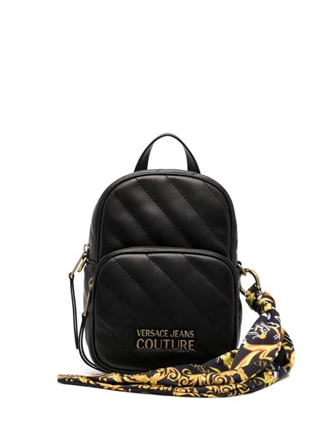 versace jeans quilted crossbody bag|Versace Jeans couture backpack.